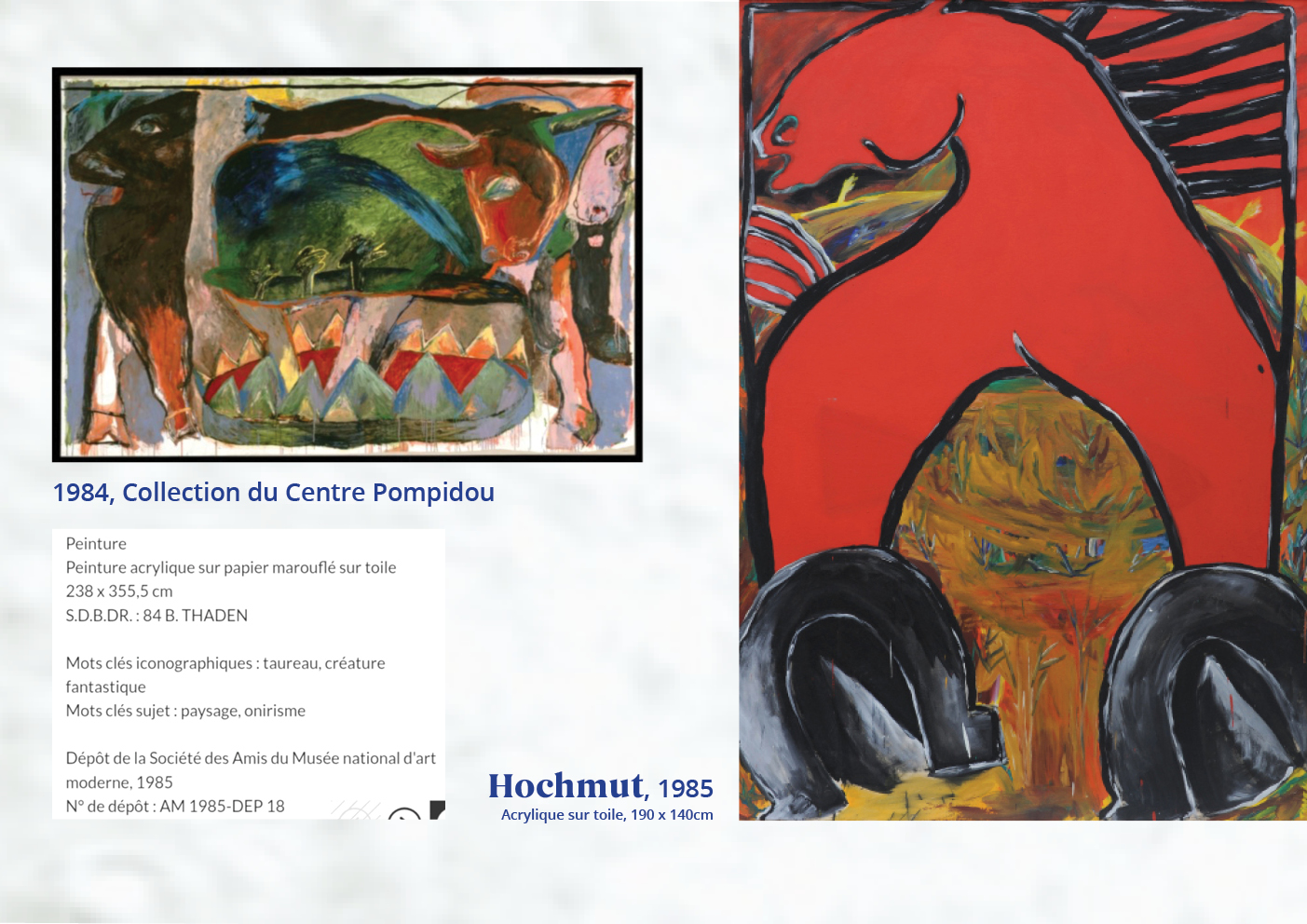 Barbara Thaden. 1984, Collection du Centre Pompidou