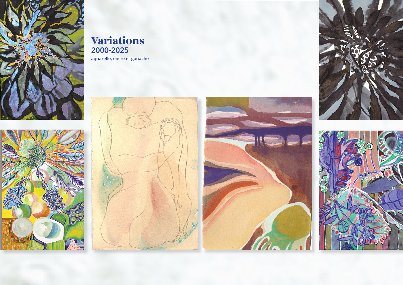 Barbara Thaden. Variations
2000-2025
aquarelle, encre et gouache 