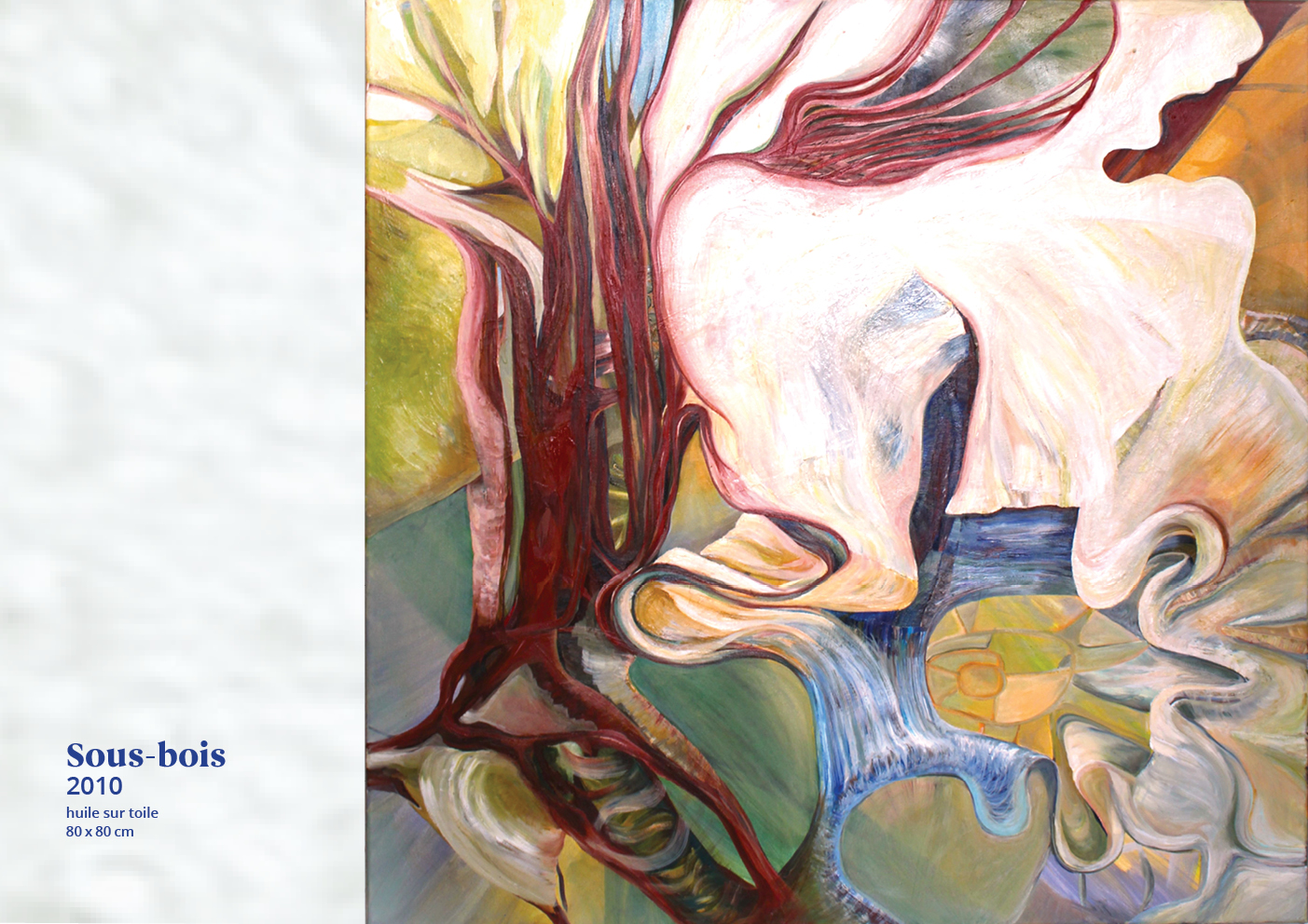 Barbara Thaden. Sous-bois
2010
huile sur toile
80 x 80 cm
